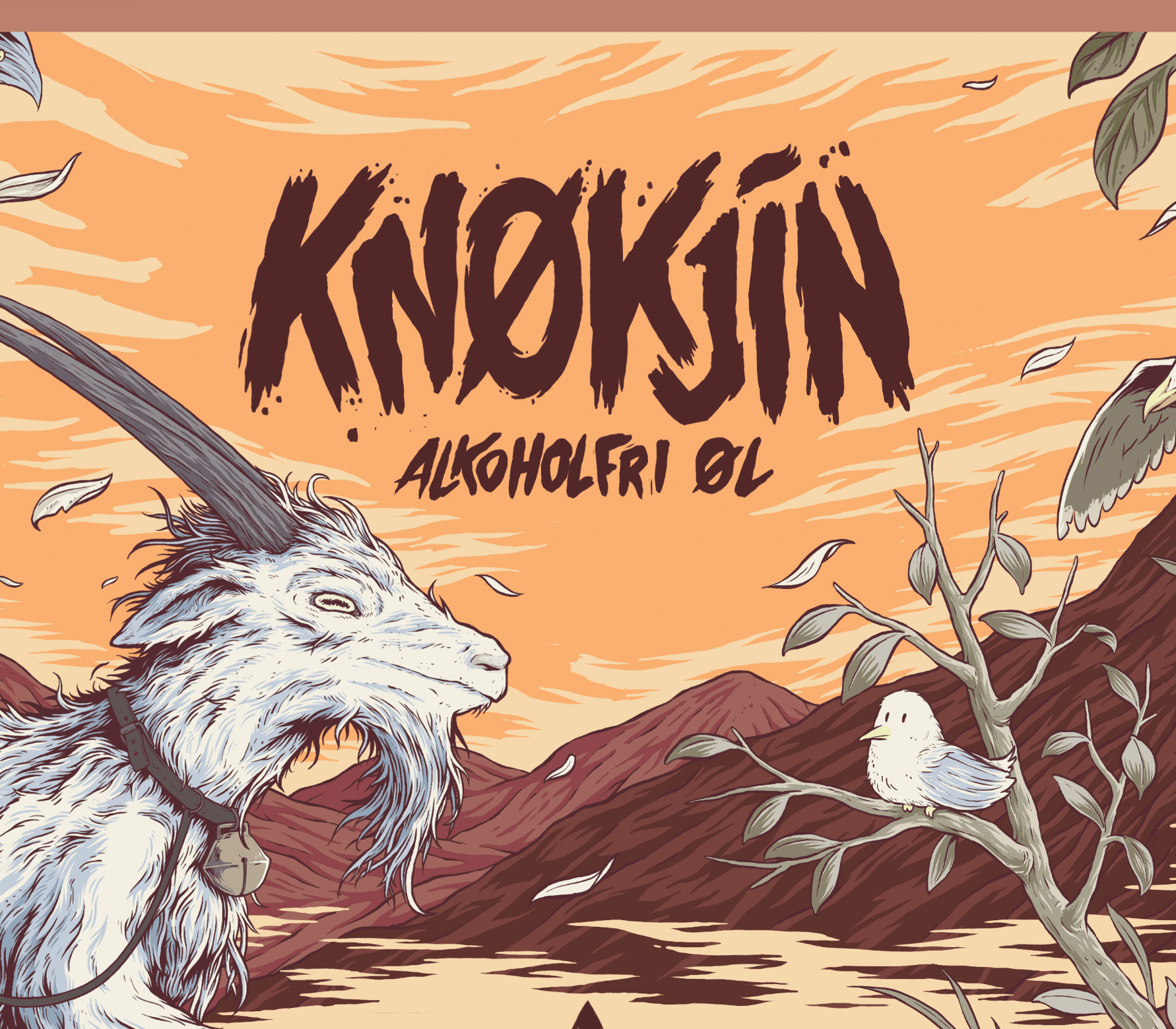 Crave Cave Brewery Knøkjin alkoholfritt øl