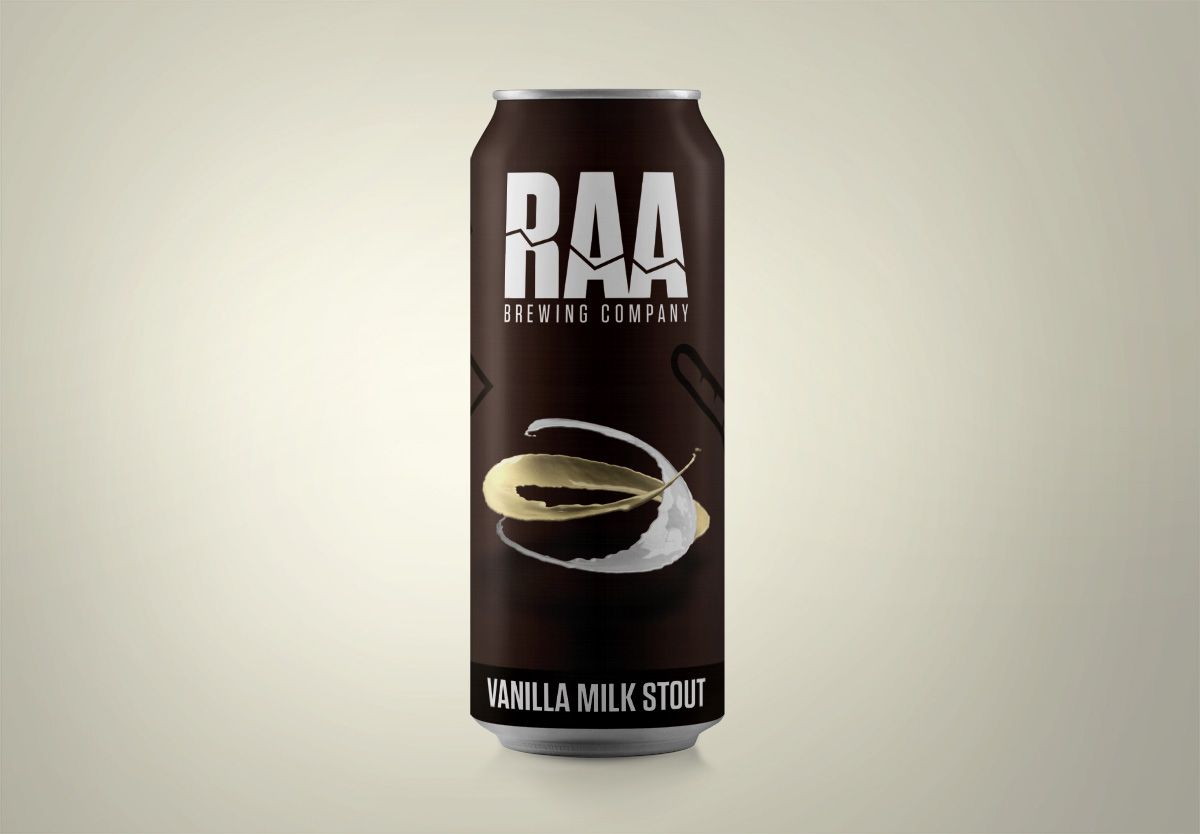 RAA BREWING COMPANY Vanilla Milkstout 440ml