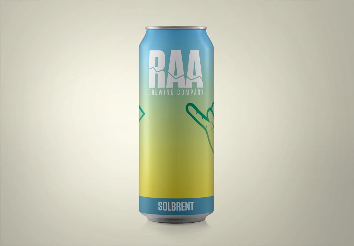 RAA BREWING COMPANY Solbrent Belgisk Pale Ale 440ml