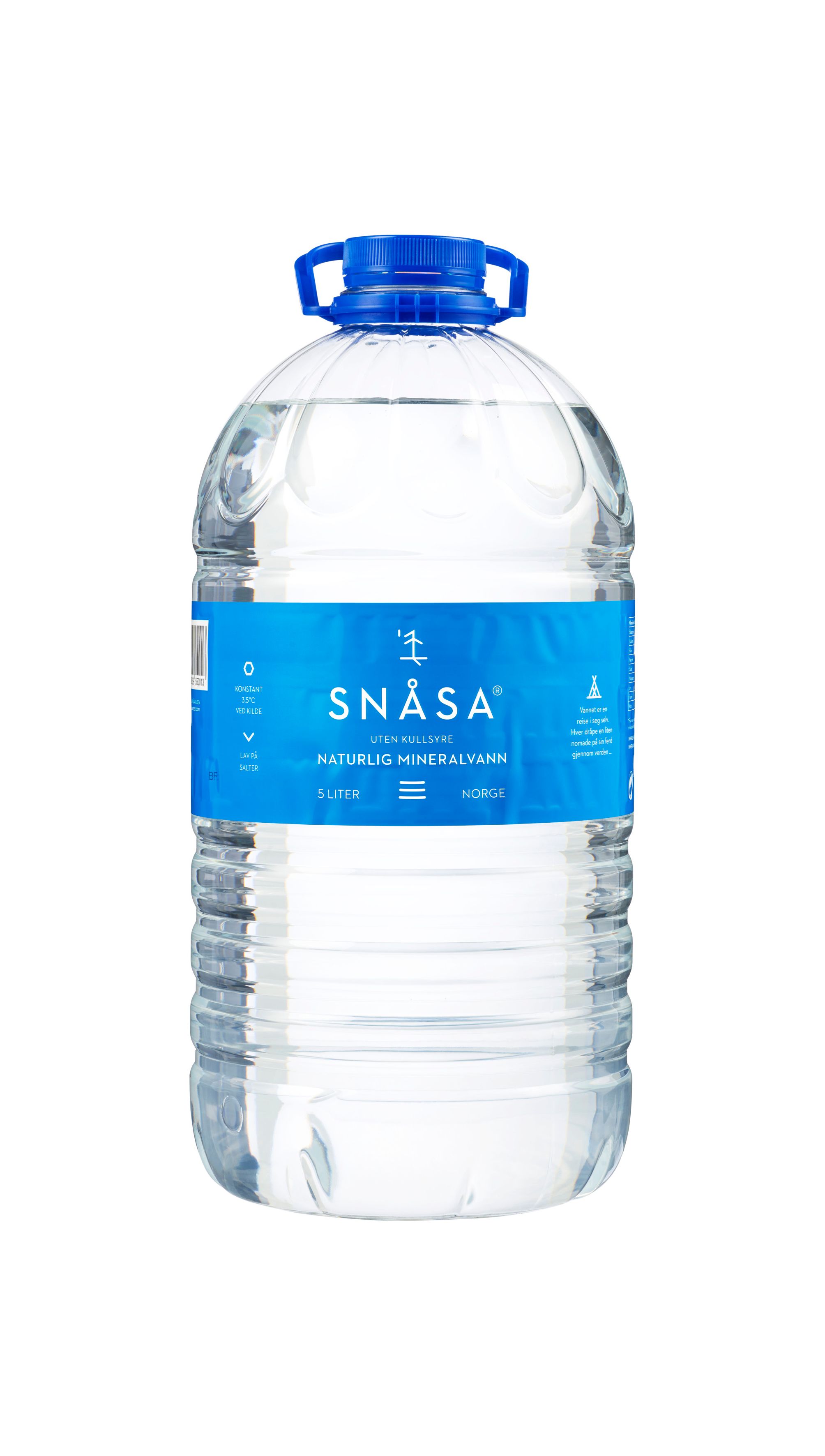 Snåsa Naturlig Mineralvann, 5 liter