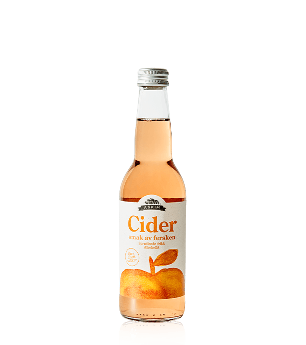 Askim Cider Fersken u/sukker 0,33 l AFB