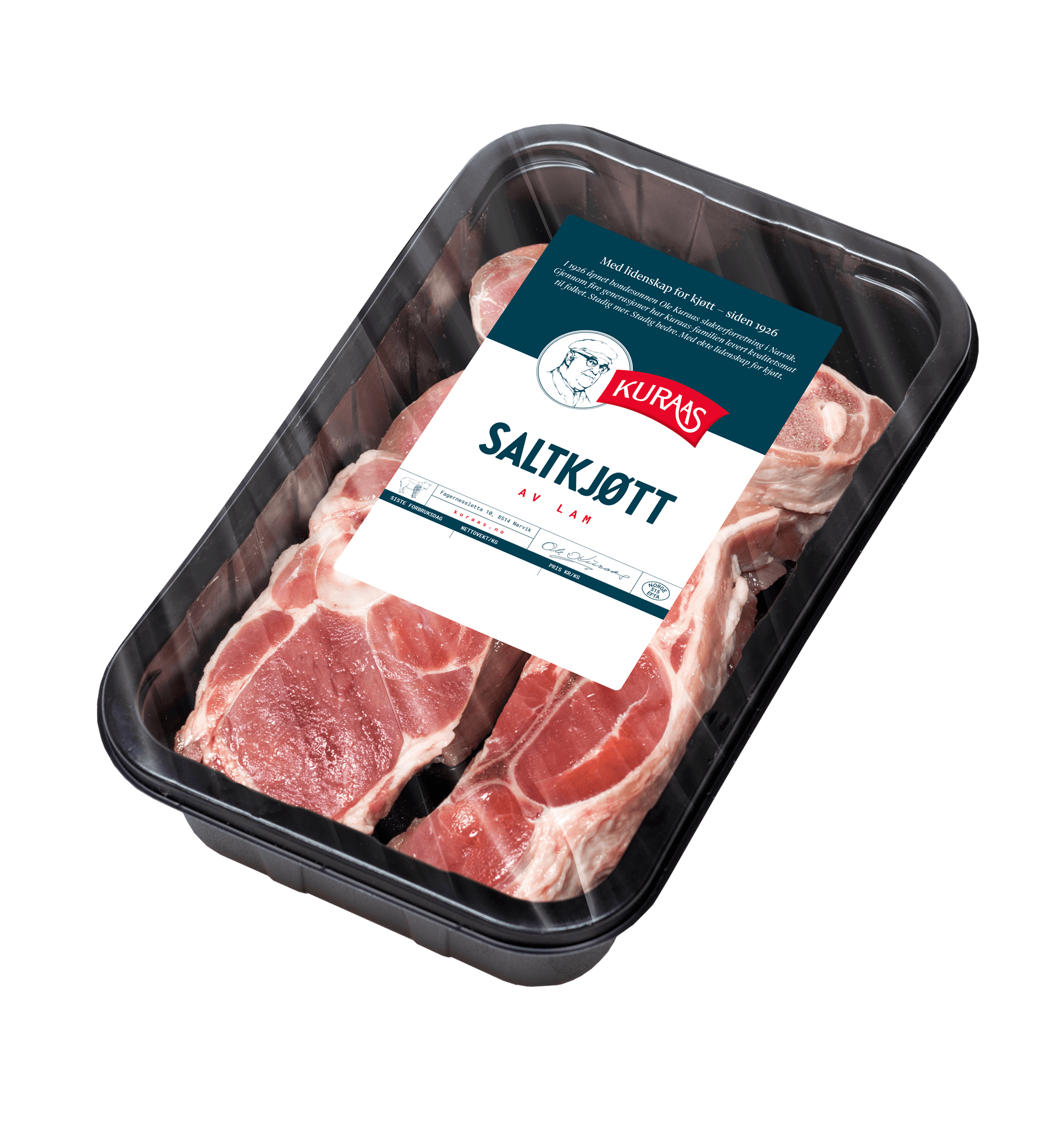 Saltkjøtt av Lammebog Ca1kg