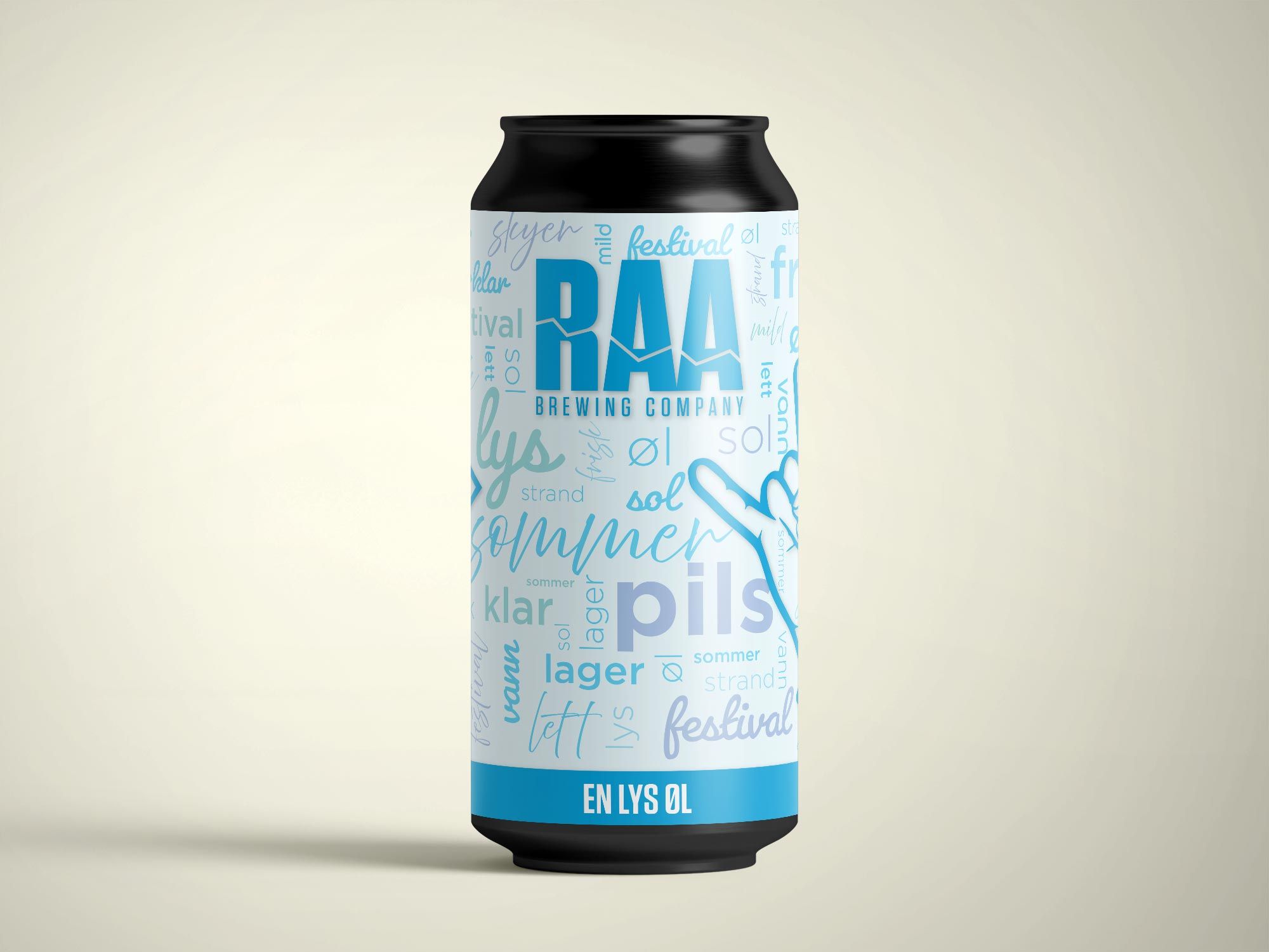 RAA BREWING COMPANY en Lys Øl 440ml