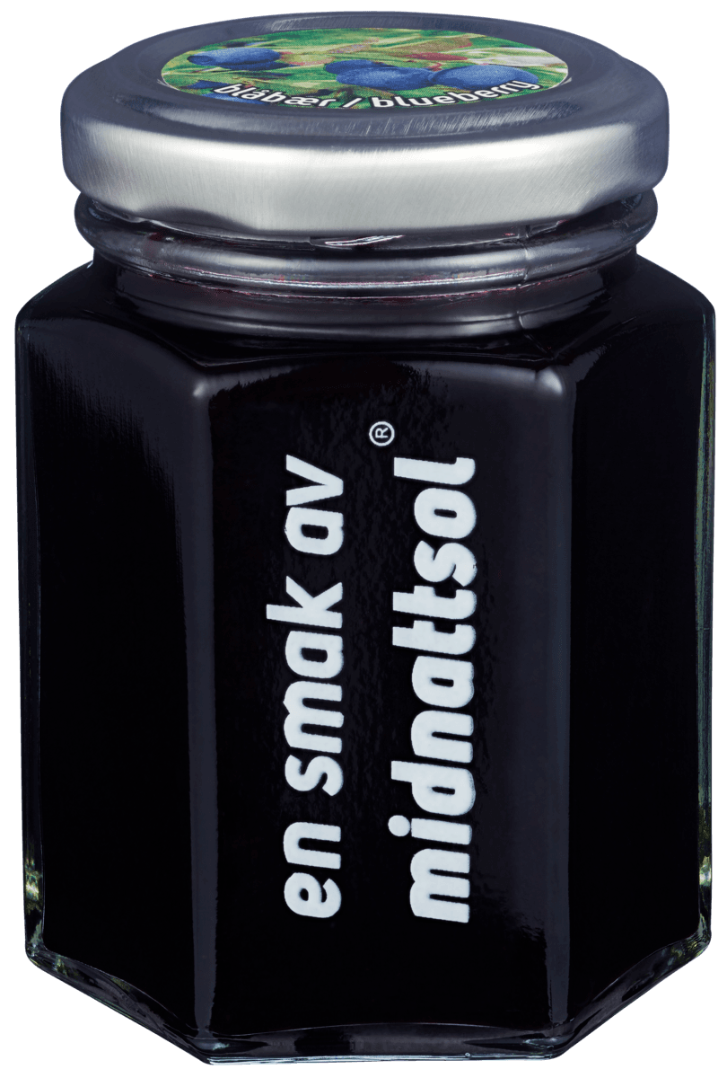 Illustrasjonsbilde - Moltemors Blåbærsyltetøy 120 ml.