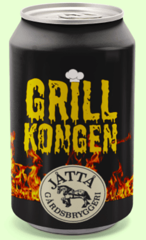 Jåttå gårdsbryggeri Grillsjefen Øl 4,7%