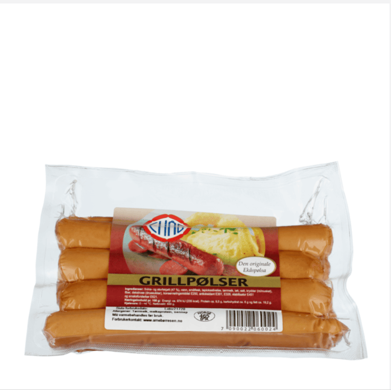 Ekås Grillpølser 500gr