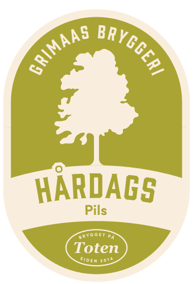 Grimaas Bryggeri Hårdags Pils 0.33l