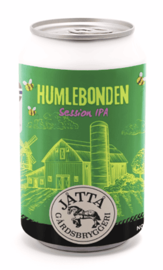 Jåttå gårdsbryggeri Humlebonden Session IPA 0,33l, 72 x 24