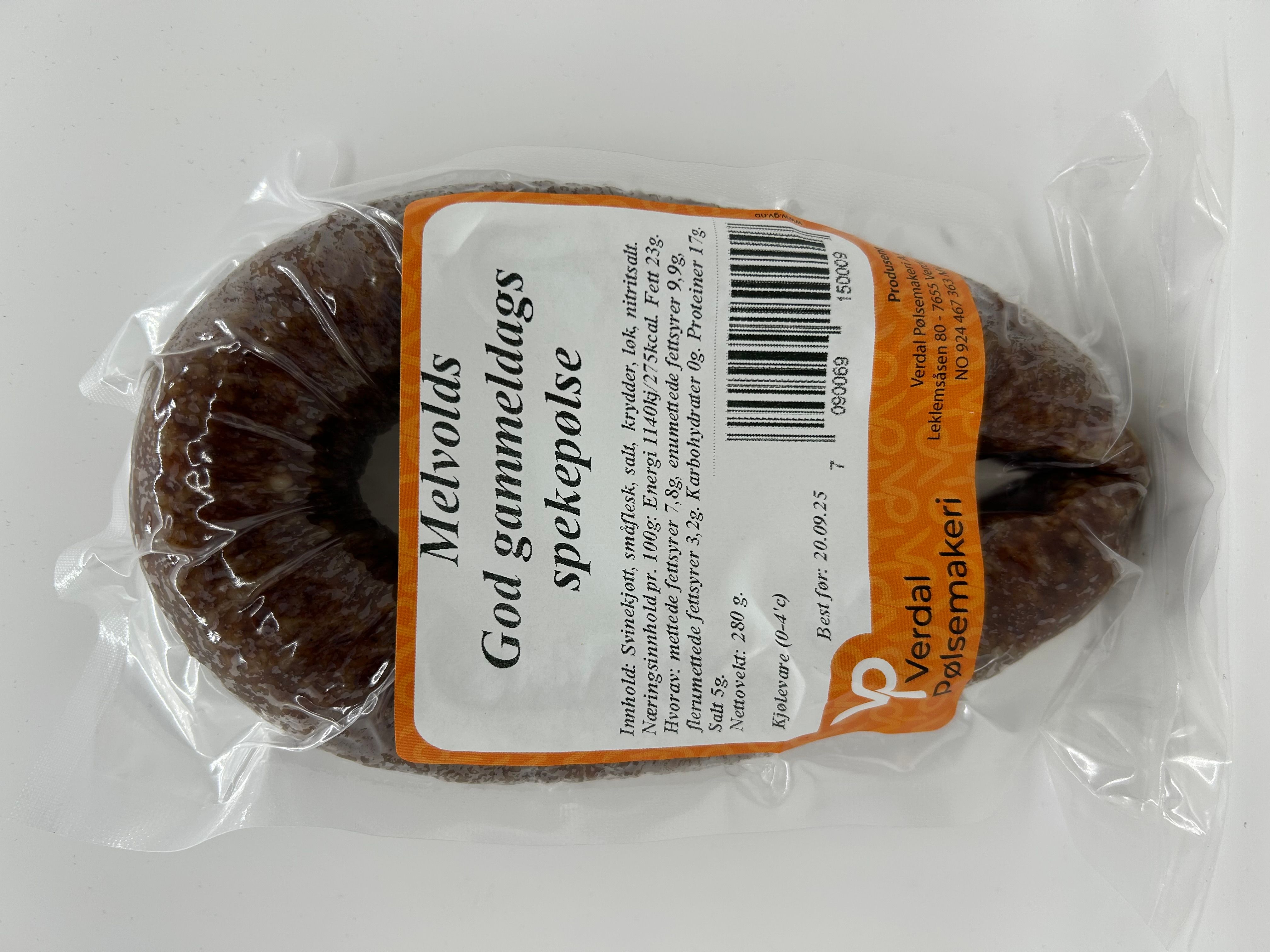 Melvolds God Gammeldags Spekepølse