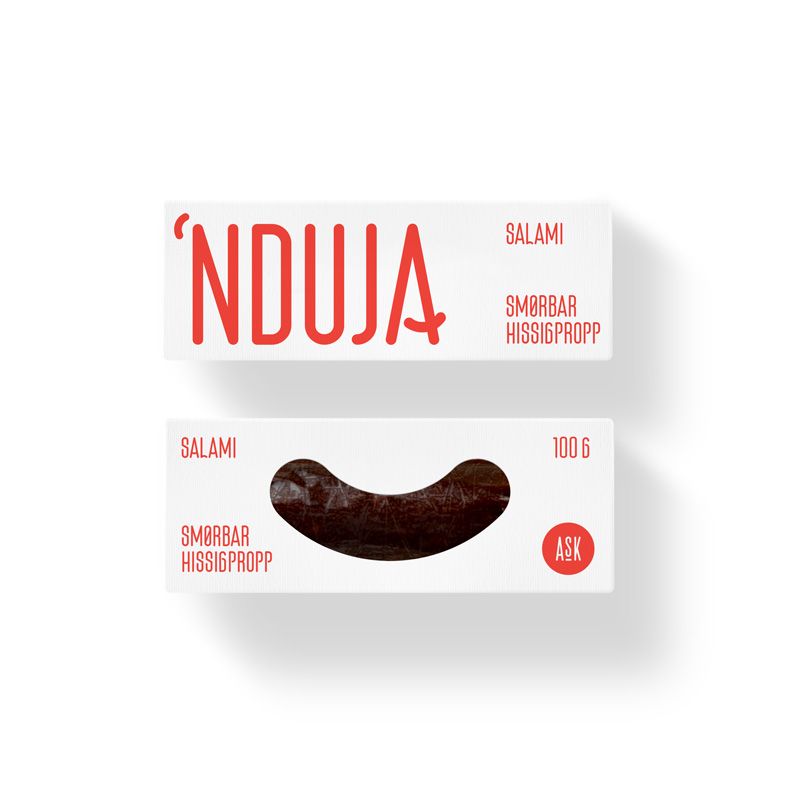 ASK Nduja Smørbar Hissigpropp 100g