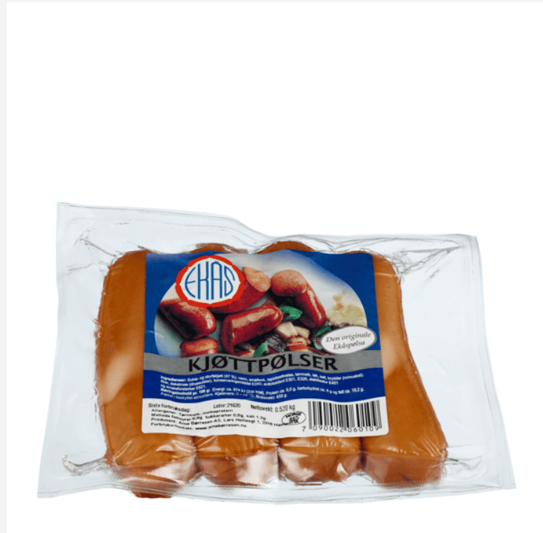 Ekås Røkt Kjøttpølse 0,650kg