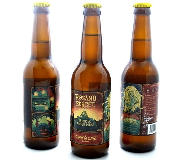 Crave Cave Brewery Røsandberget tsjekkisk premium lager 0.33 l flaske