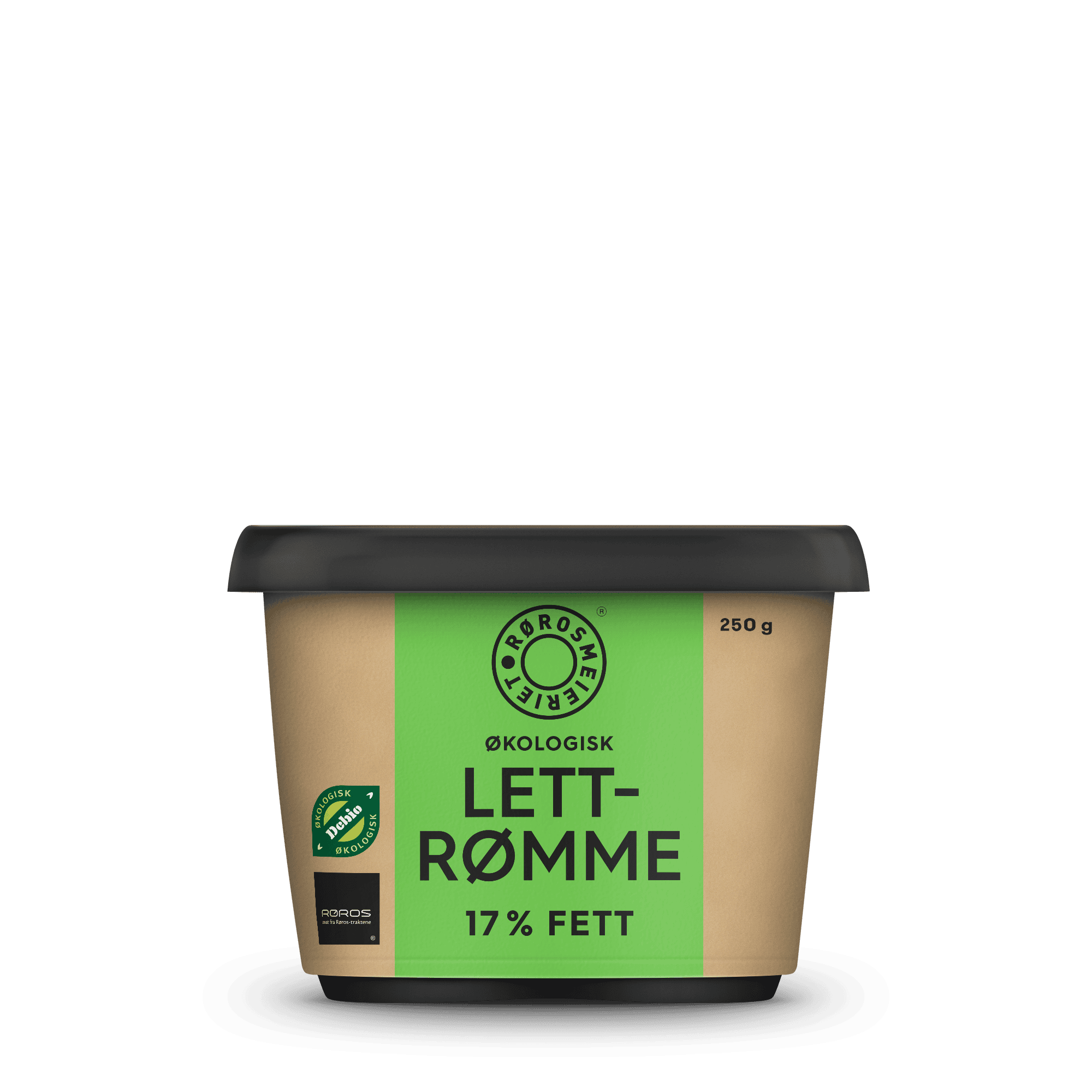 Lettrømme 17%