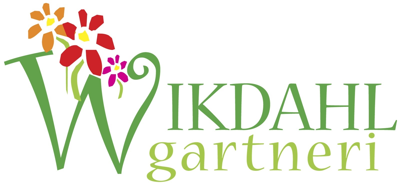 Logo Wikdahl Gartneri uten tekst