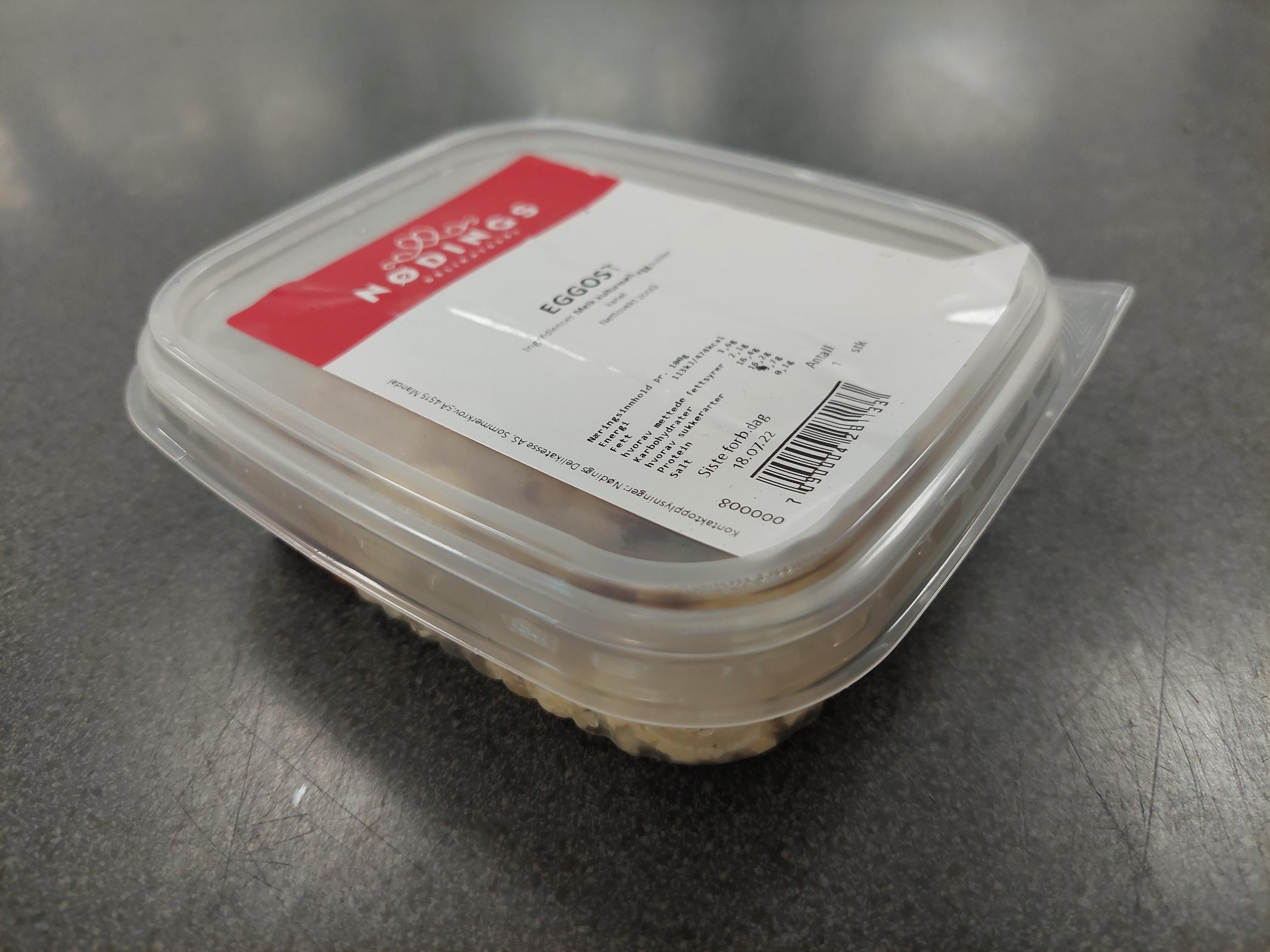 Illustrasjonsbilde - Nødings Eggost 200g Nødings 200g