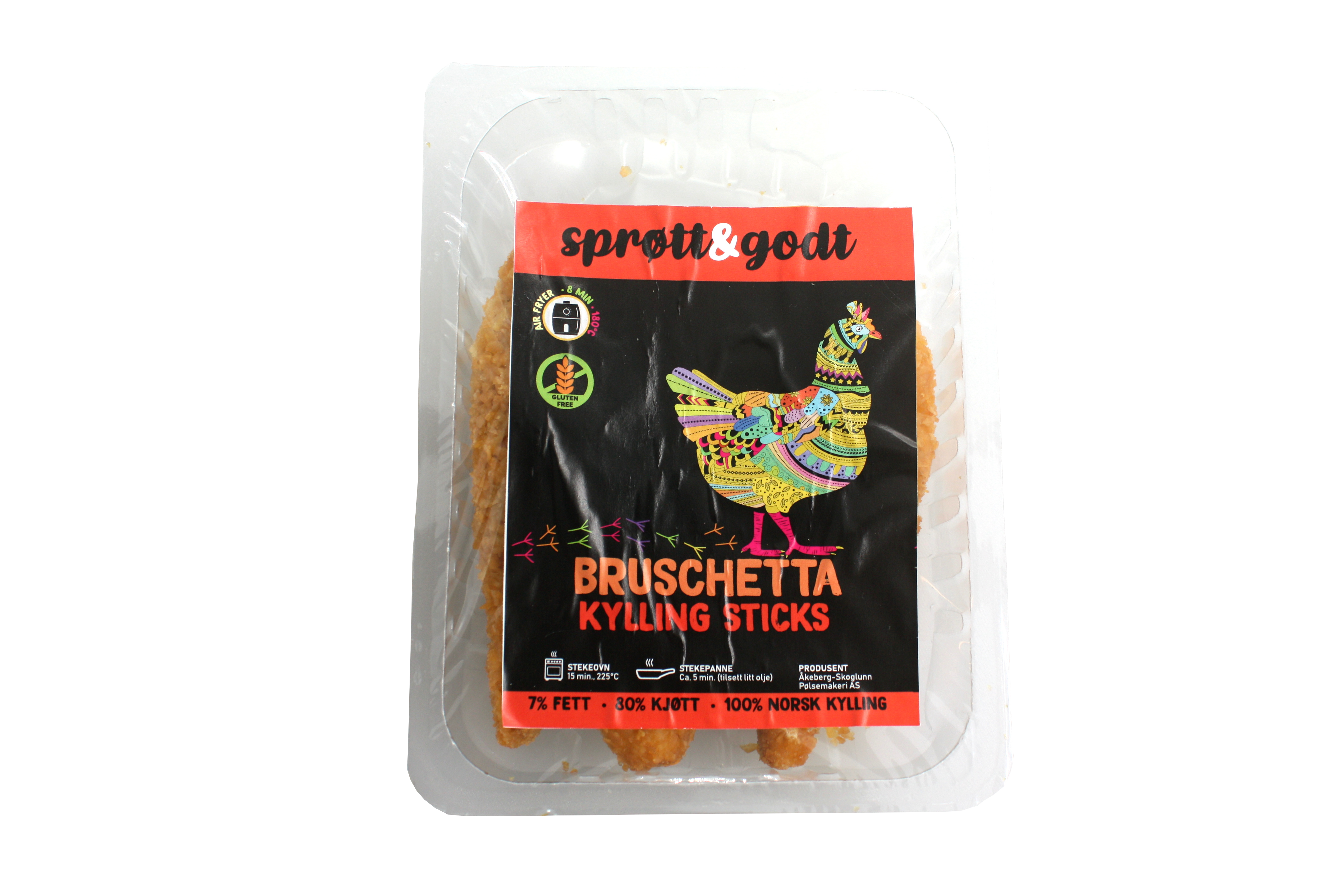 Illustrasjonsbilde -  Airfry Kylling Bruschetta 210g
