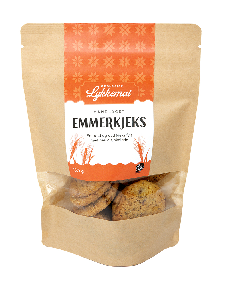 Illustrasjonsbilde - Lykkemat Emmerkjeks 130g Lykkemat 130g