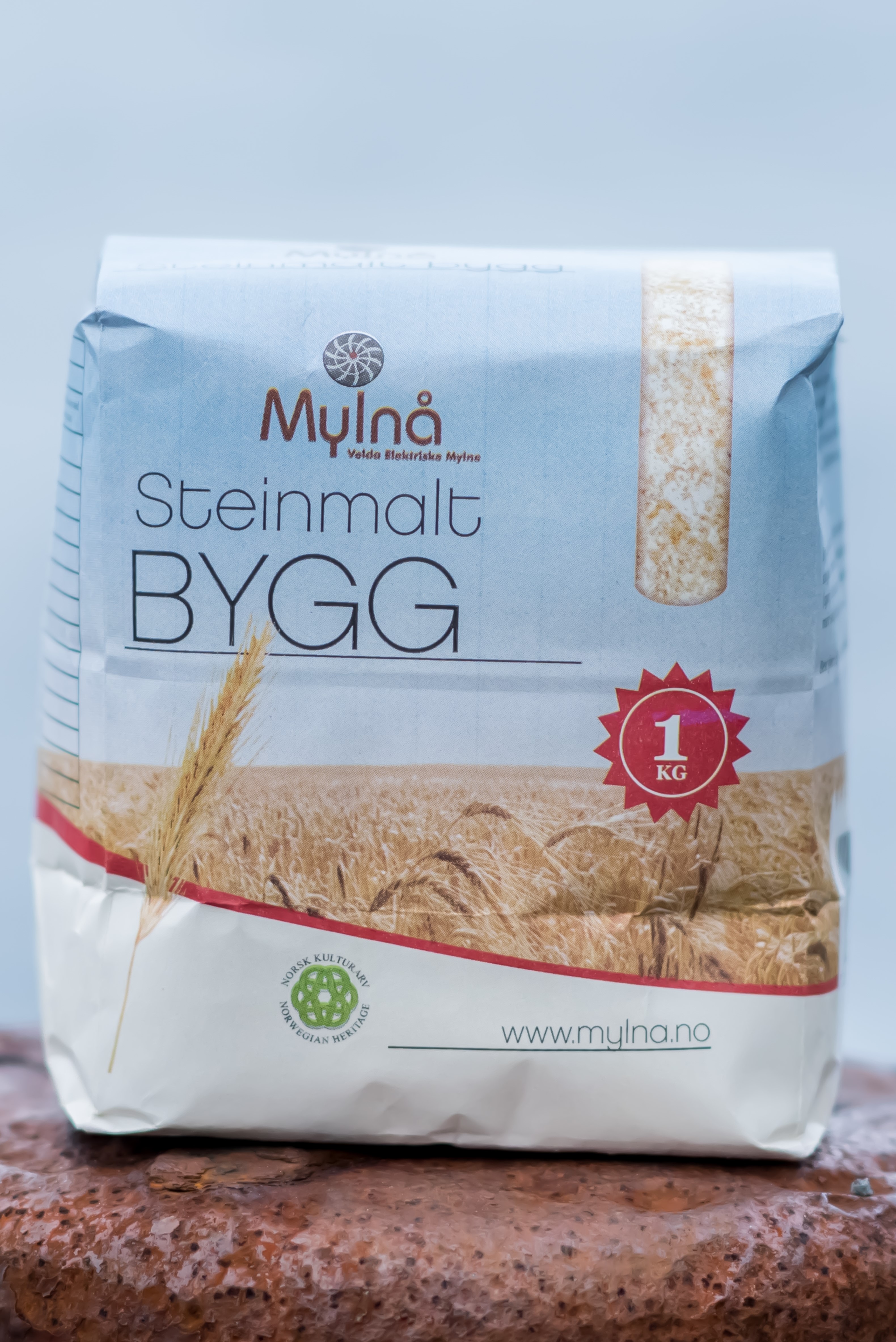 Illustrasjonsbilde - Byggmjøl Steinmalt 1 kg 