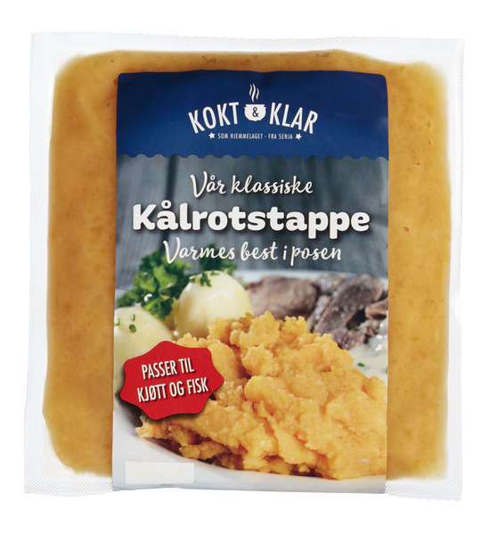 Illustrasjonsbilde - Kokt og Klar Kålrotstappe 500g