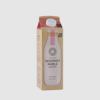Illustrasjonsbilde - Øko Skummet Mjølk