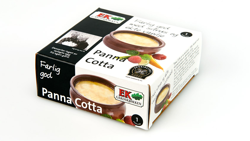 Illustrasjonsbilde - Panna Cotta, Ek Gårdspakkeri