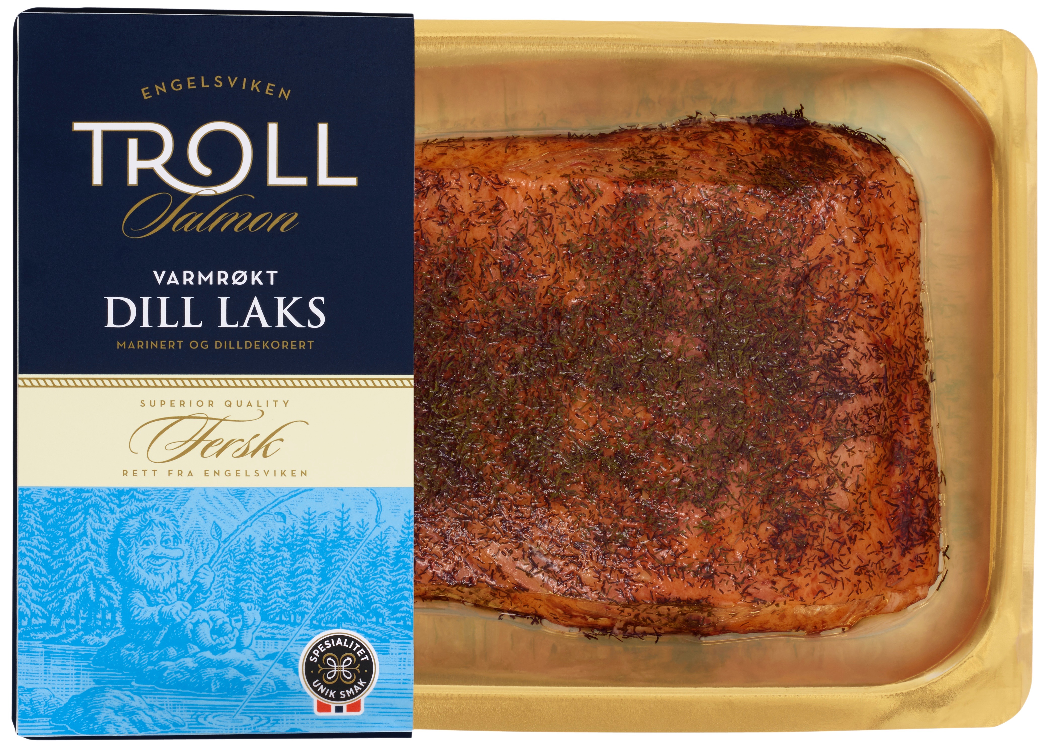 Bilde-1 Varmrøkt laks med dill