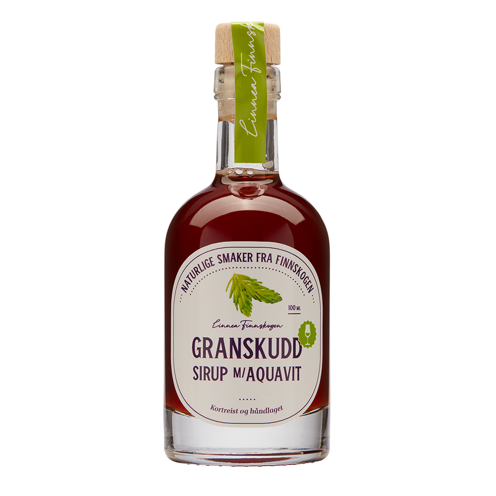 Illustrasjonsbilde -  Granskuddsirup med akevitt