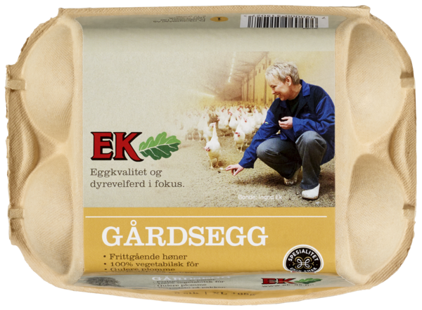 Illustrasjonsbilde - Egg fra frittgående høner, Ek Gårdspakkeri