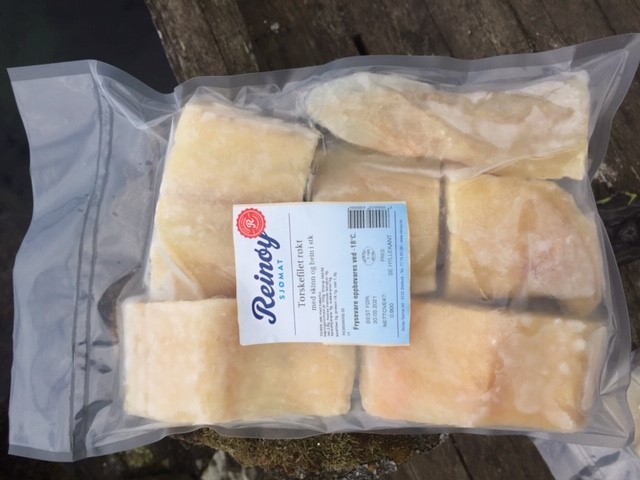 Illustrasjonsbilde - Torskefilet røkt 900 gram vacum