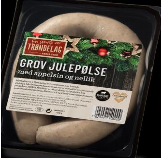 Illustrasjonsbilde - Grov Julepølse m/ Appelsin og Nellik 400g