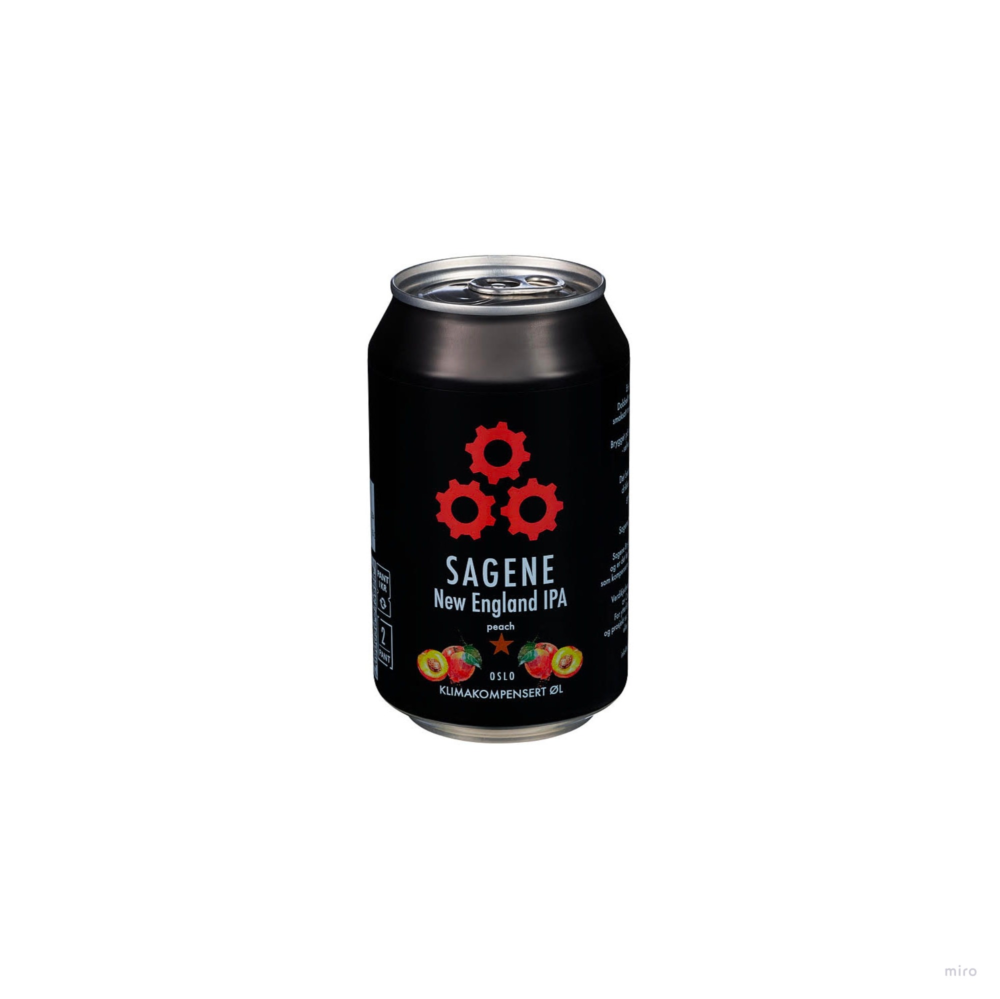 Illustrasjonsbilde - Sagene New England IPA Peach