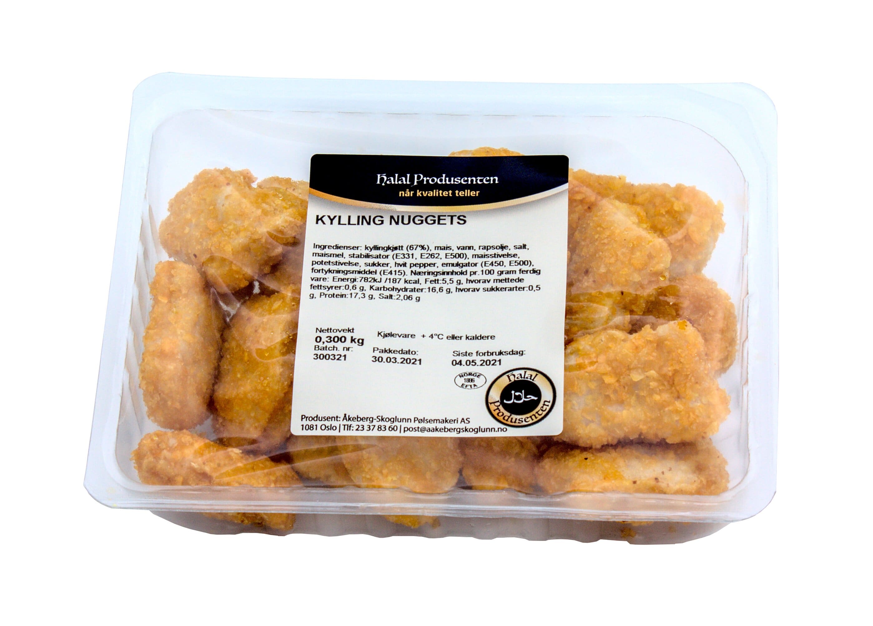 Lokalmat - HALALPRODUSENTEN Kylling Nuggets 300g