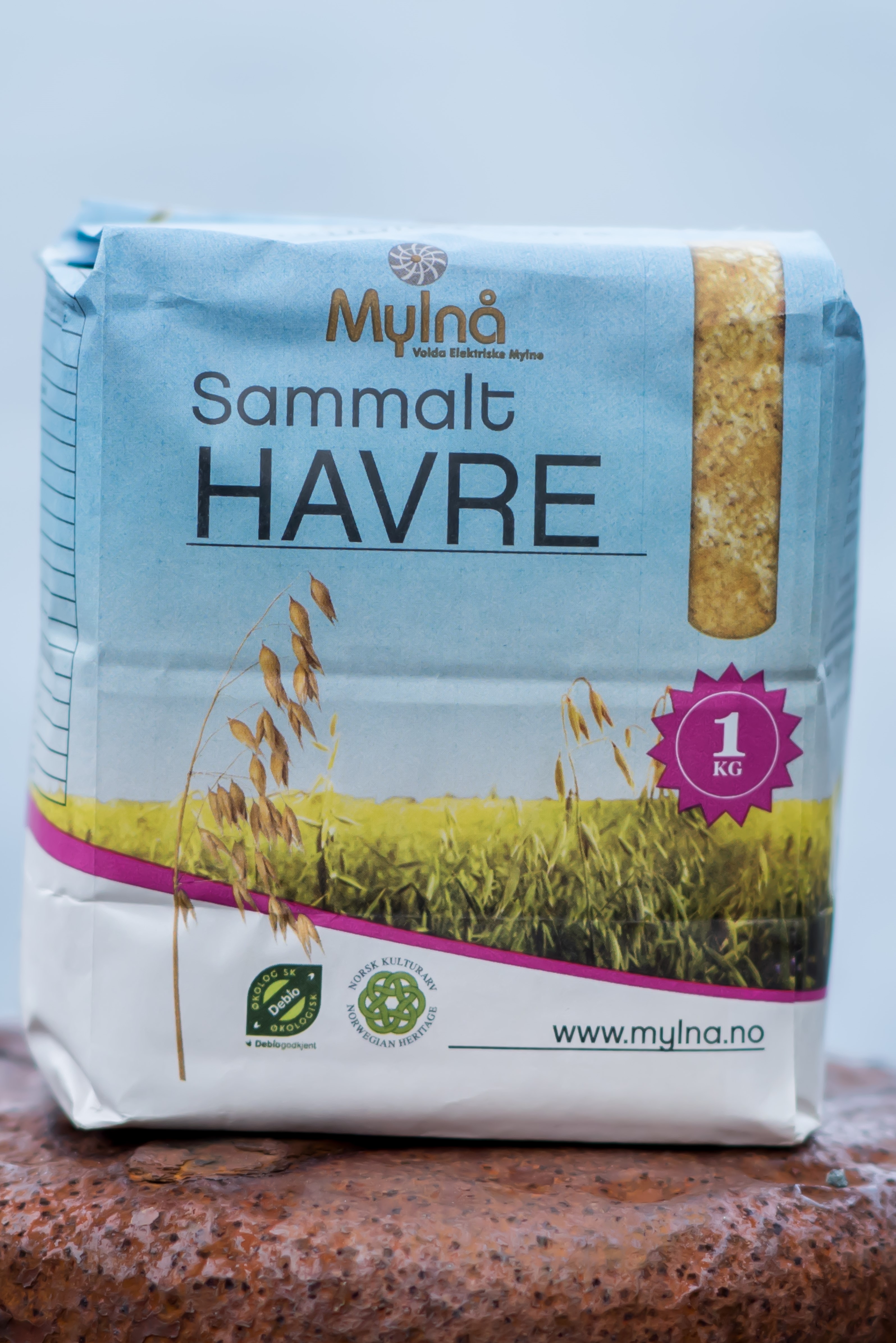 Illustrasjonsbilde - Sammalt Havremjøl Økologisk 1 kg 