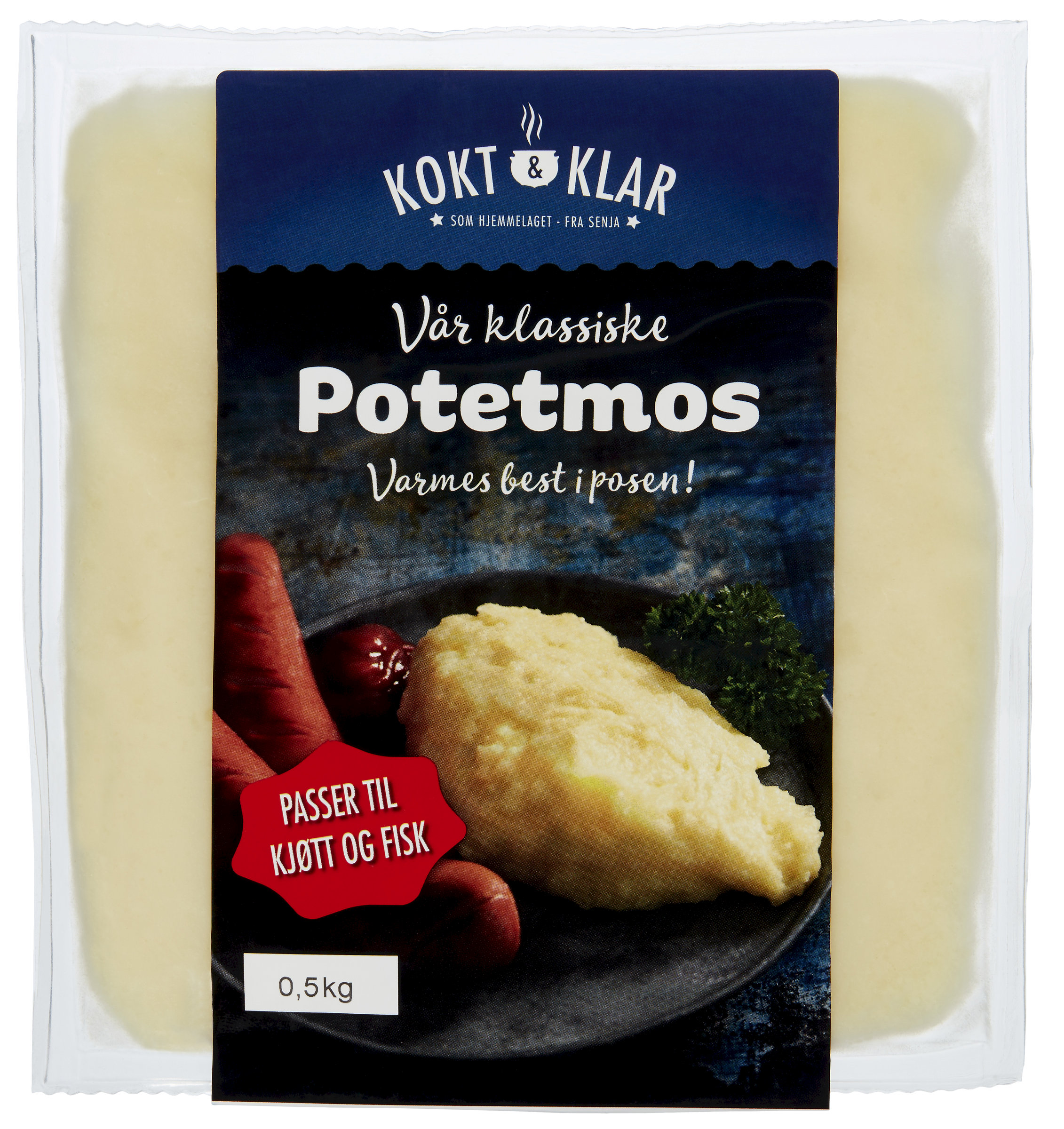 Illustrasjonsbilde - Kokt og Klar Potetmos 500g