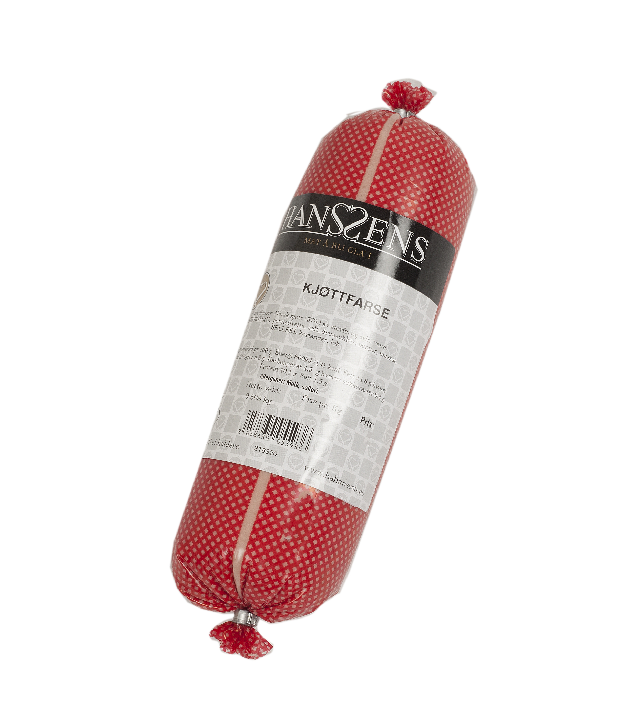 Illustrasjonsbilde - Kjøttfarse 500g Hanssens