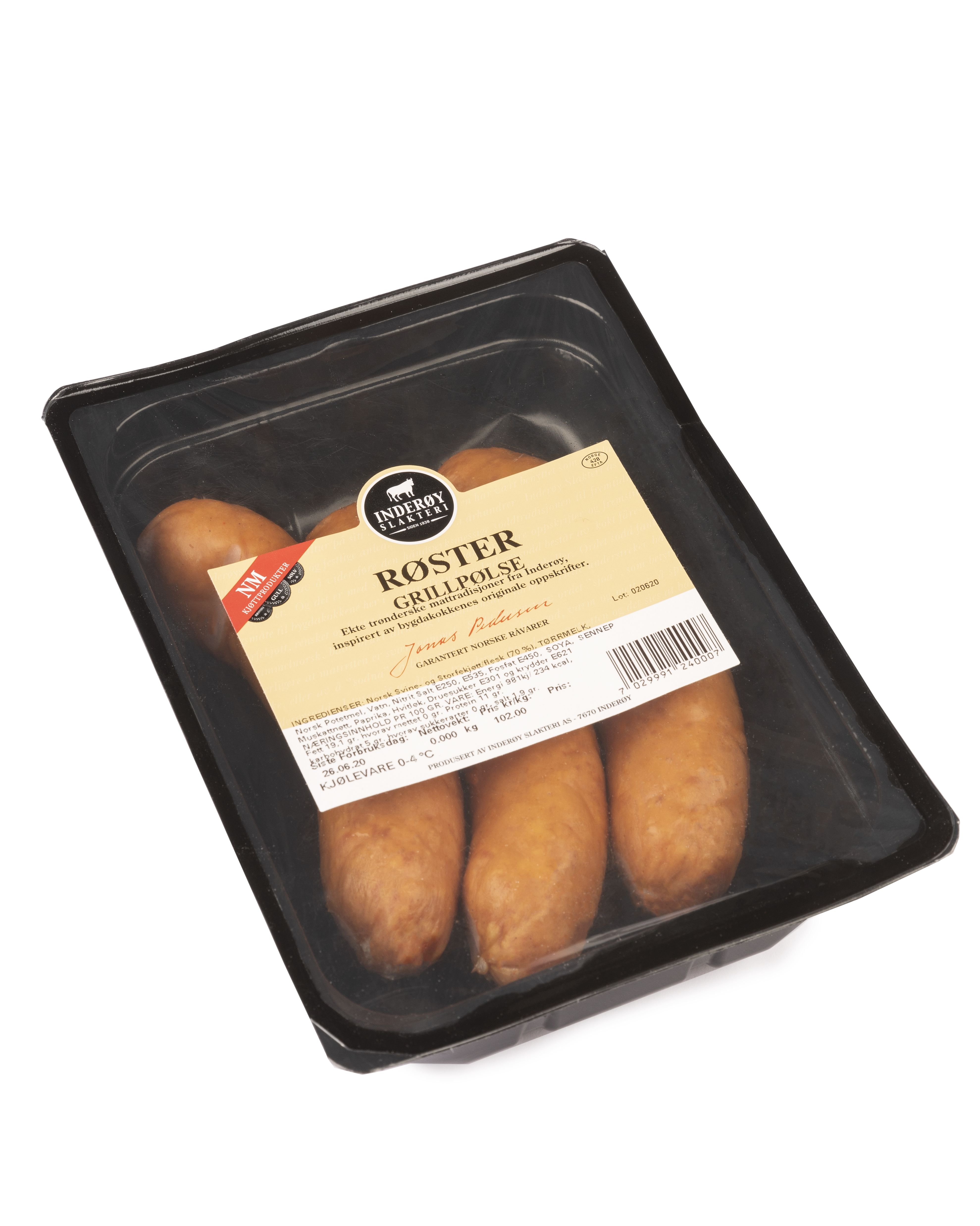 Illustrasjonsbilde - Røster grillpølse 300g