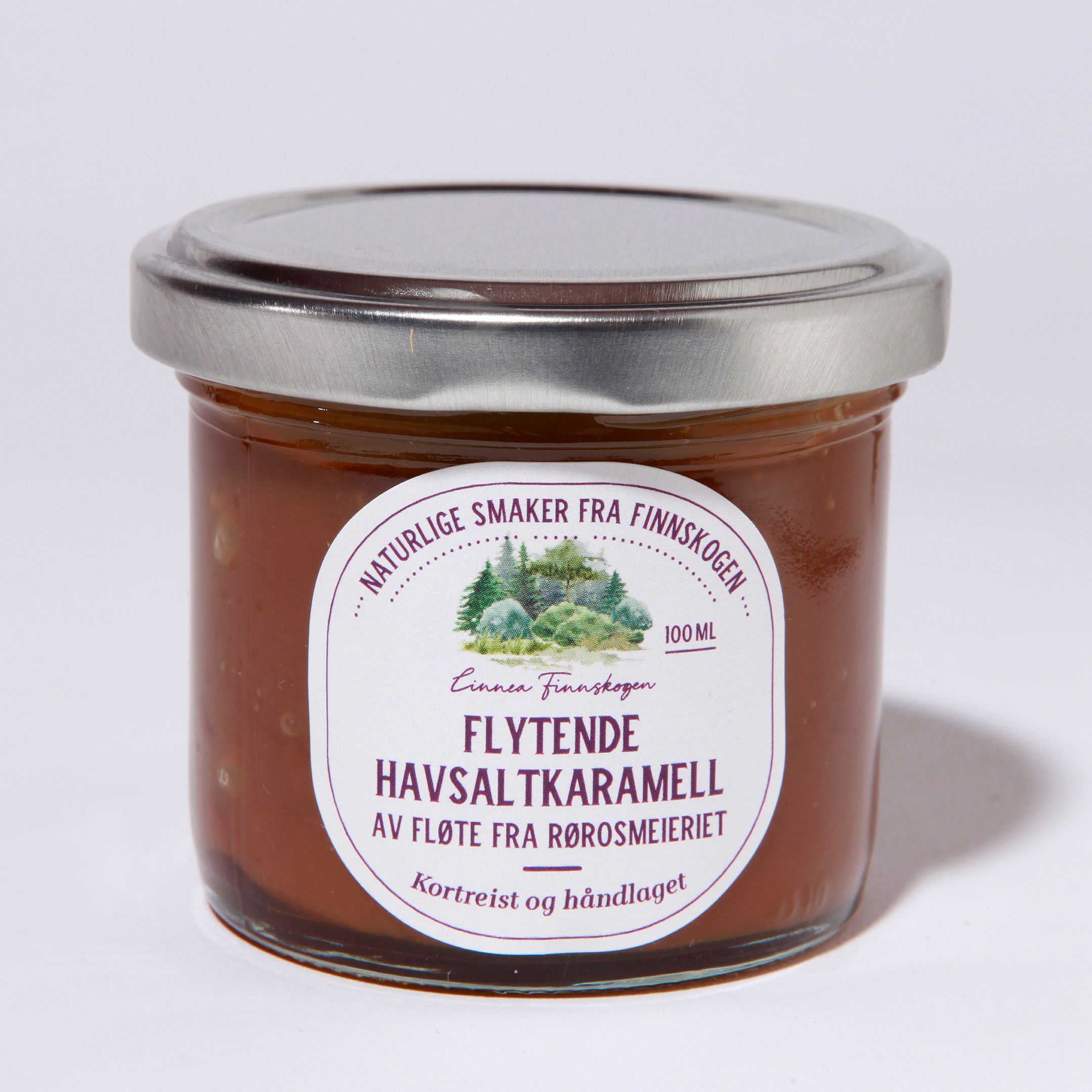 Linnea Finnskogen Flytende Havsaltkaramell 120g