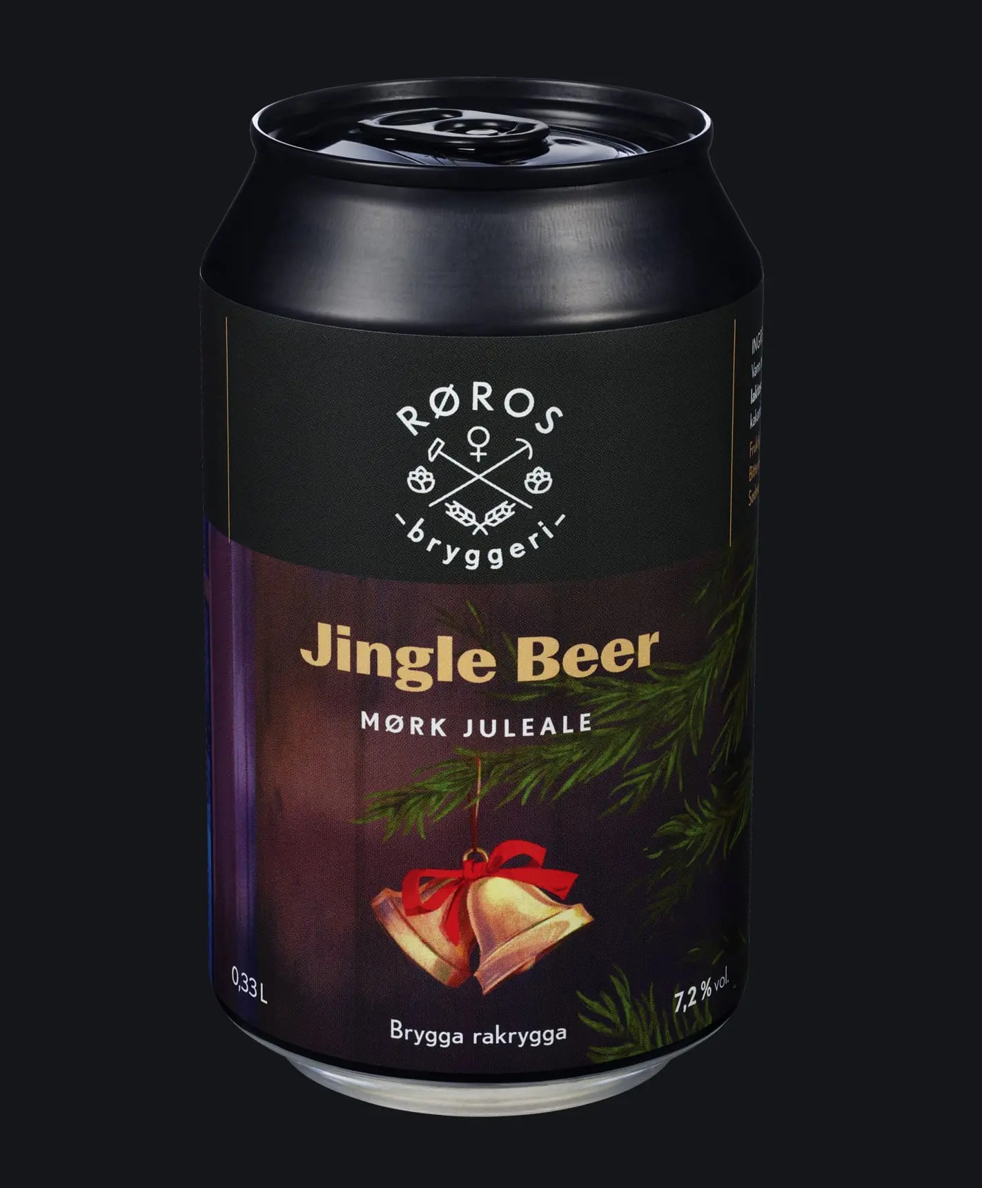 Jingle Beer 7,2% Fra Røros Bryggeri, Boks 24*0,33l