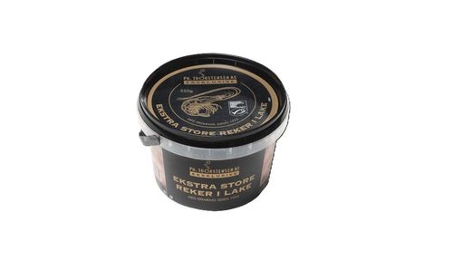 Illustrasjonsbilde - Ekstra store reker i lake 320 g