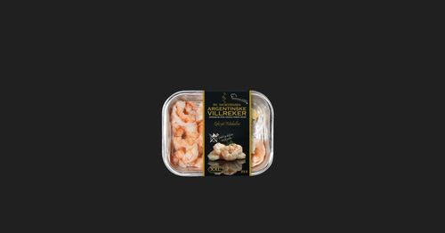 Illustrasjonsbilde - Argentinske villreker, str. XXL,  med kryddersmør 215 g