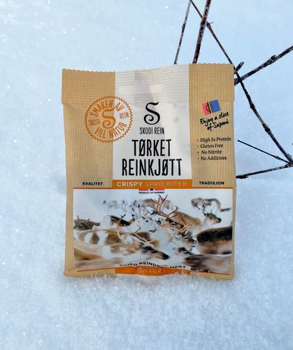 Illustrasjonsbilde - Tørket Reinkjøtt, Crispy